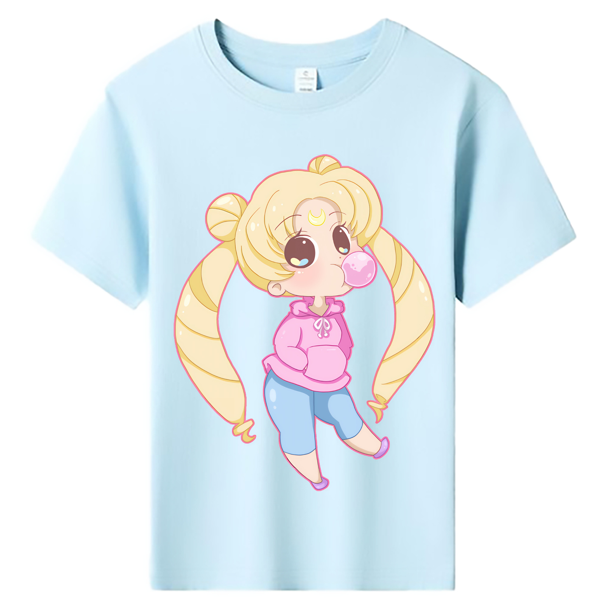 （画像用） 美少女戦士セーラームーン 愛野 美奈子 あいの みなこ Sailor Moon Aino Minako 綿100％キッズTシャツ（フロントプリント）